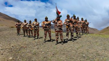 All-Women ITBP Troop Wave ‘Tricolour’ at 17,000 Feet in Uttarakhand